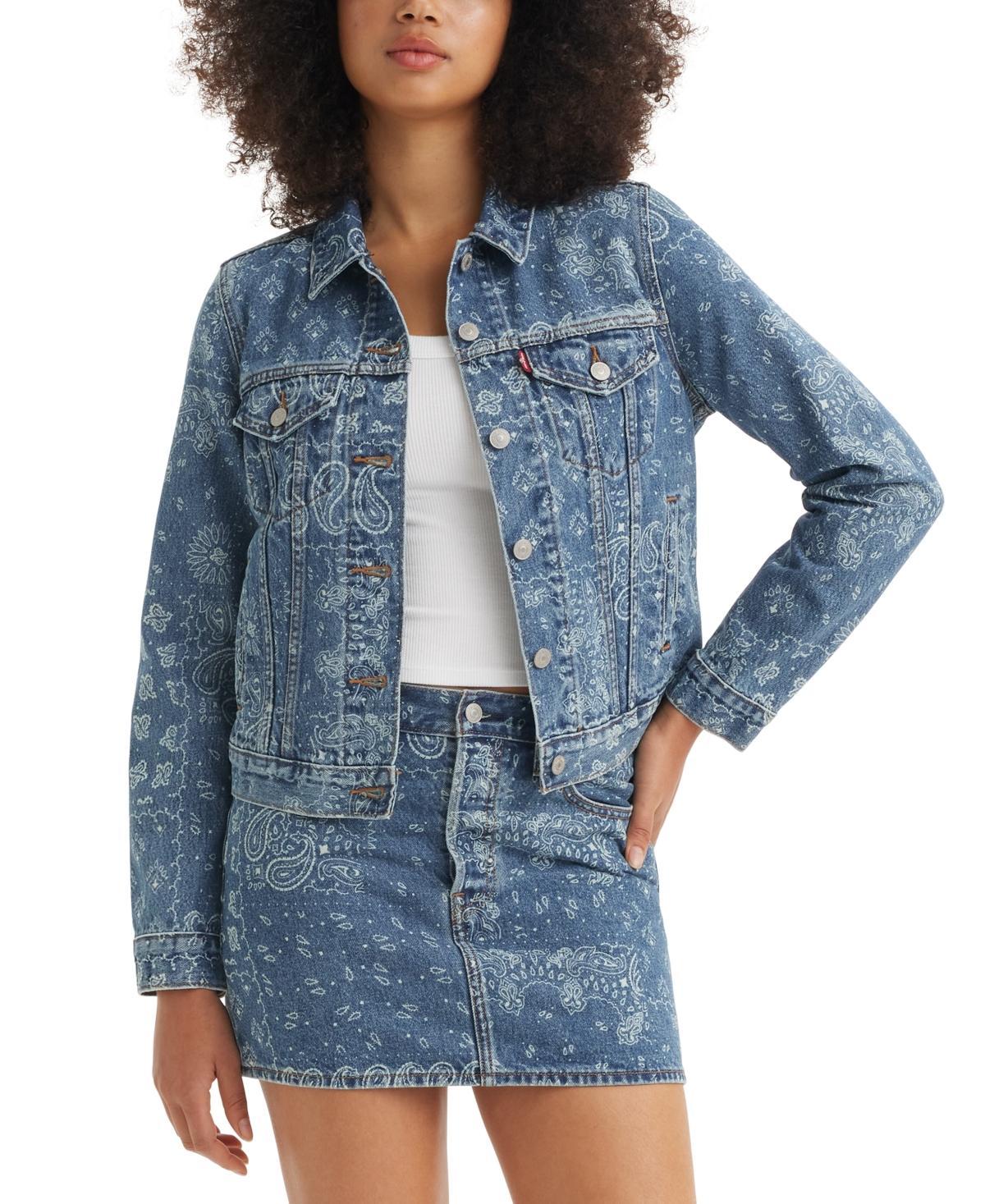 Levi's(r) Womens Original Trucker (Deep Lichen ) Women's Vest Product Image