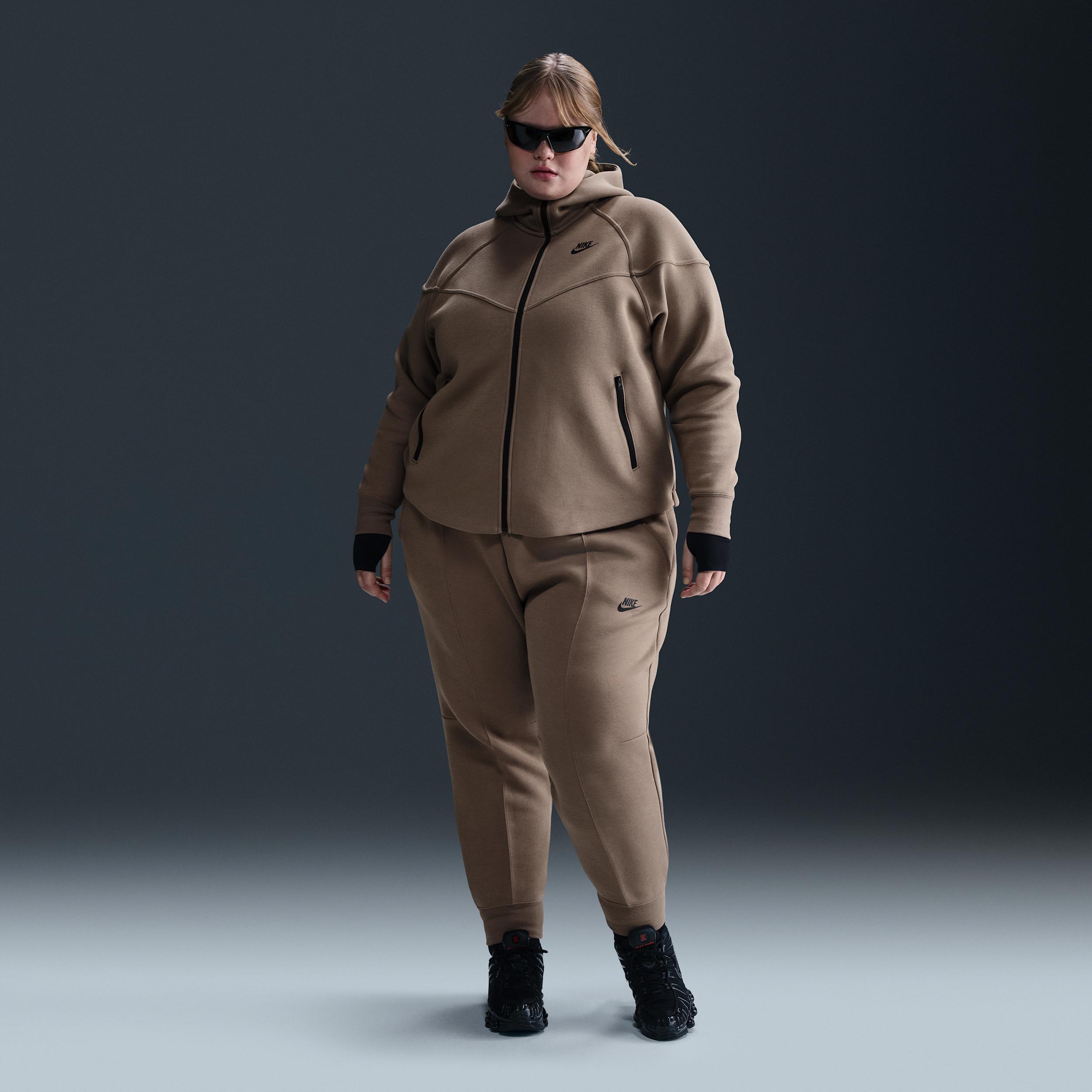 Womens Nike Sportswear Tech Fleece Windrunner Full-Zip Hoodie (Plus Size) Product Image