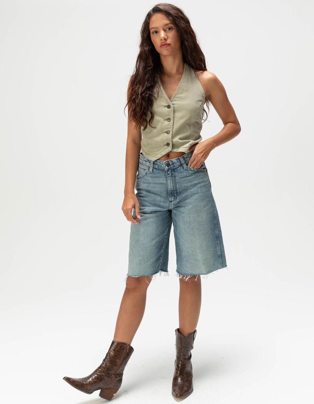 WRANGLER Womens Halter Vest - SAGE Product Image