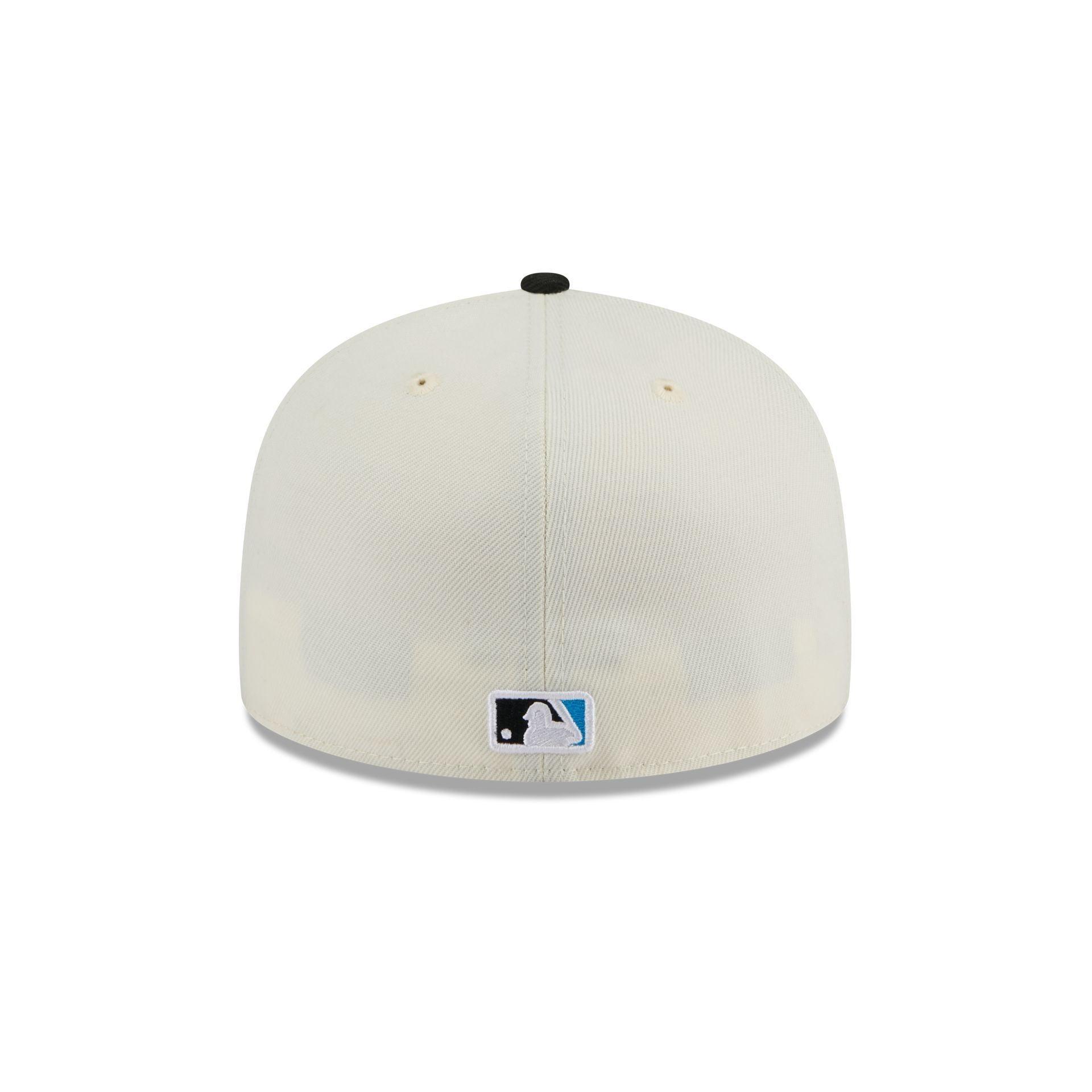 Miami Marlins Chrome 59FIFTY Fitted Hat Male Product Image