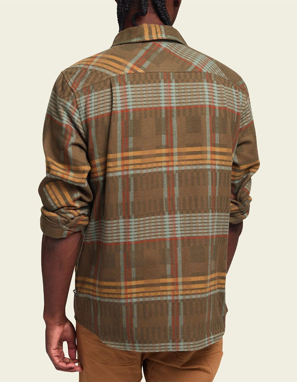 HOWLER BROTHERS Harker's Mens Flannel - BROWN COMBO Product Image