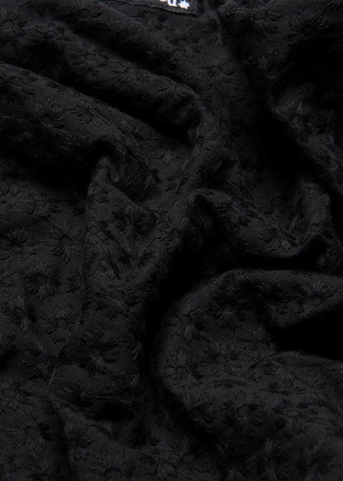 Italy Embroidery Star Black Product Image