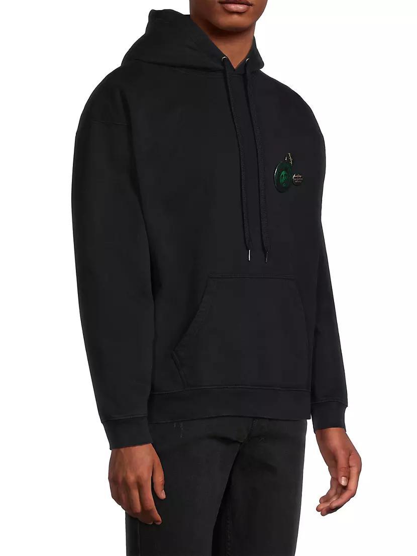Vintage Wash Cotton Fleece Hoodie Product Image