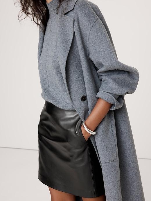 Leather Mini Skirt Product Image