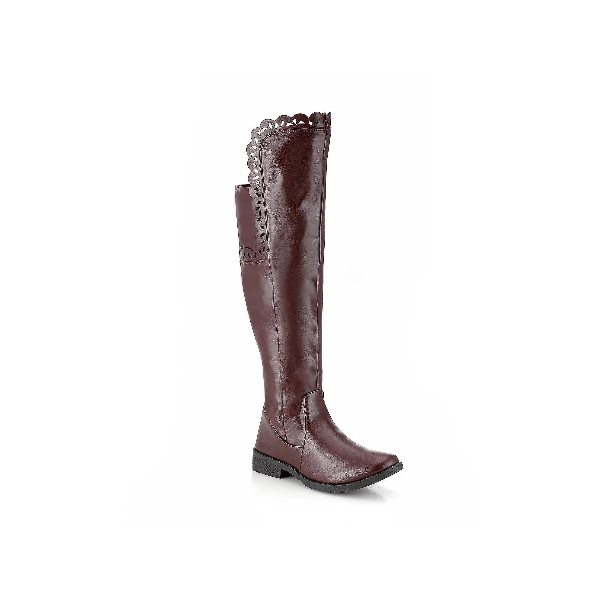 Henry Ferrera Bistro 200 Women's Tall Riding Boots, Size: 8, Red Product Image