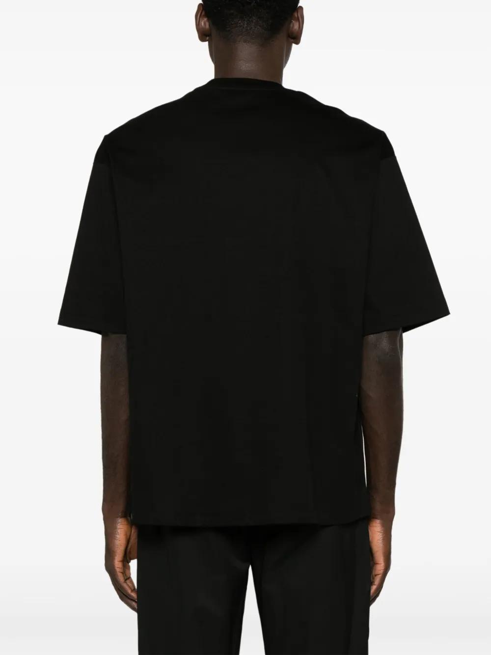 curb lace-detailed cotton T-shirt Product Image
