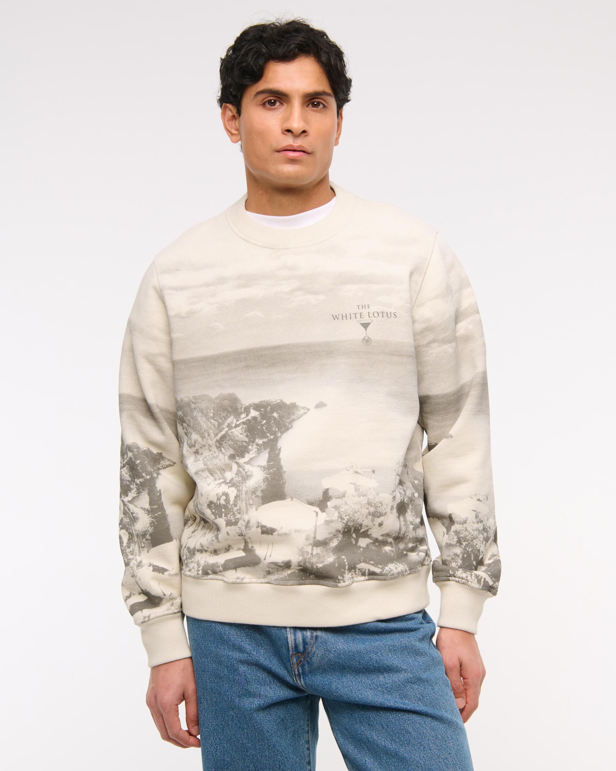The White Lotus Graphic Crew Sweatshirt Product Image