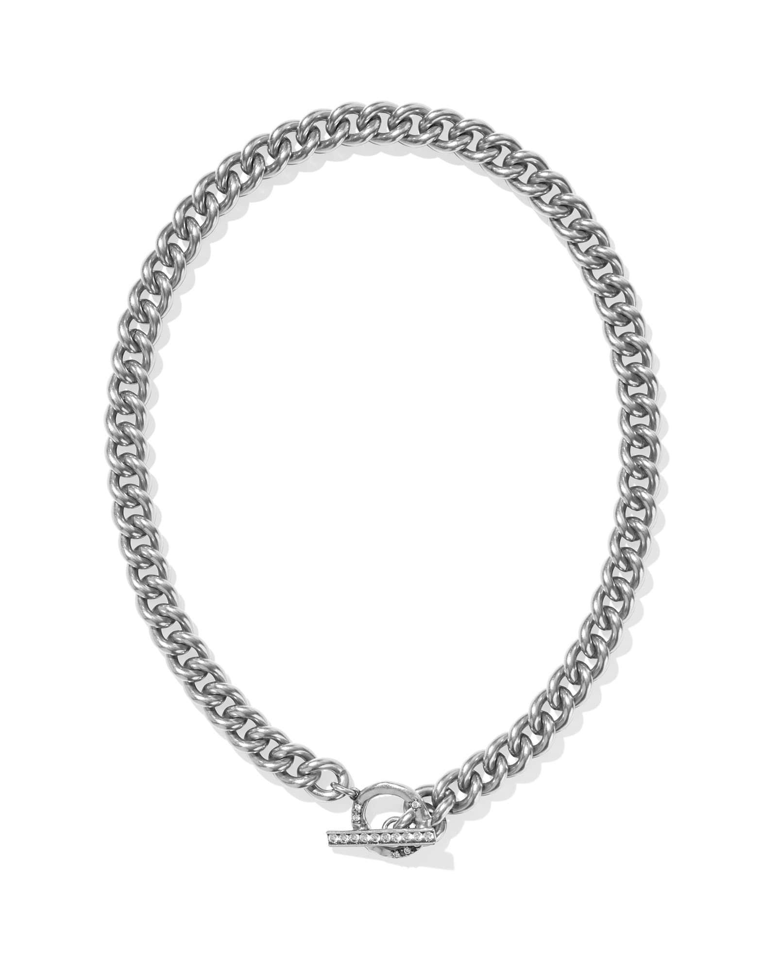 Whitley Chain Necklace in Vintage Silver Product Image