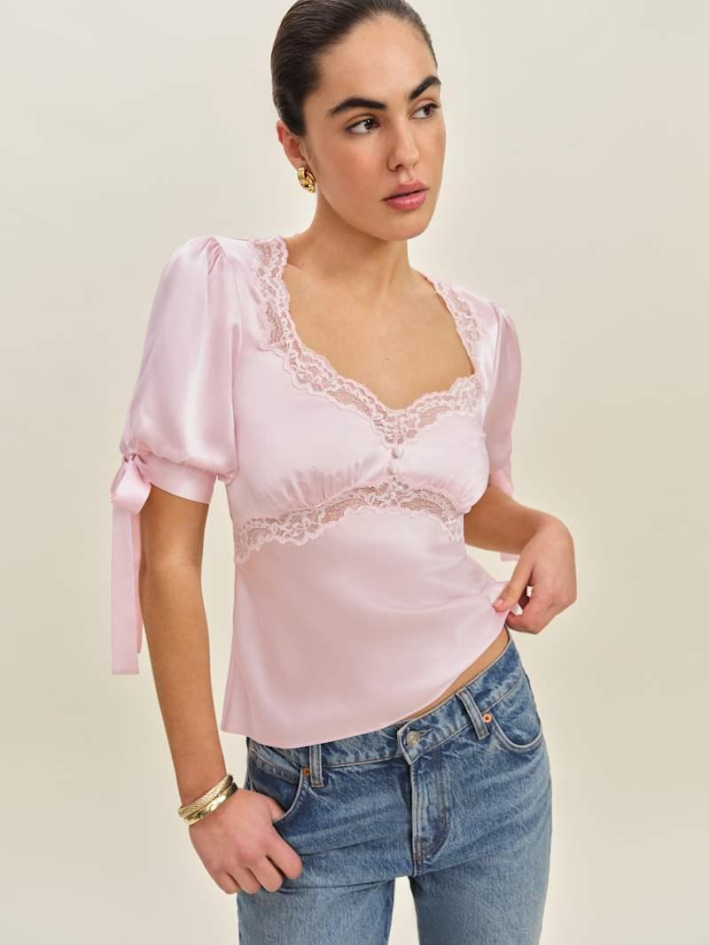 Dolly Silk Top Product Image