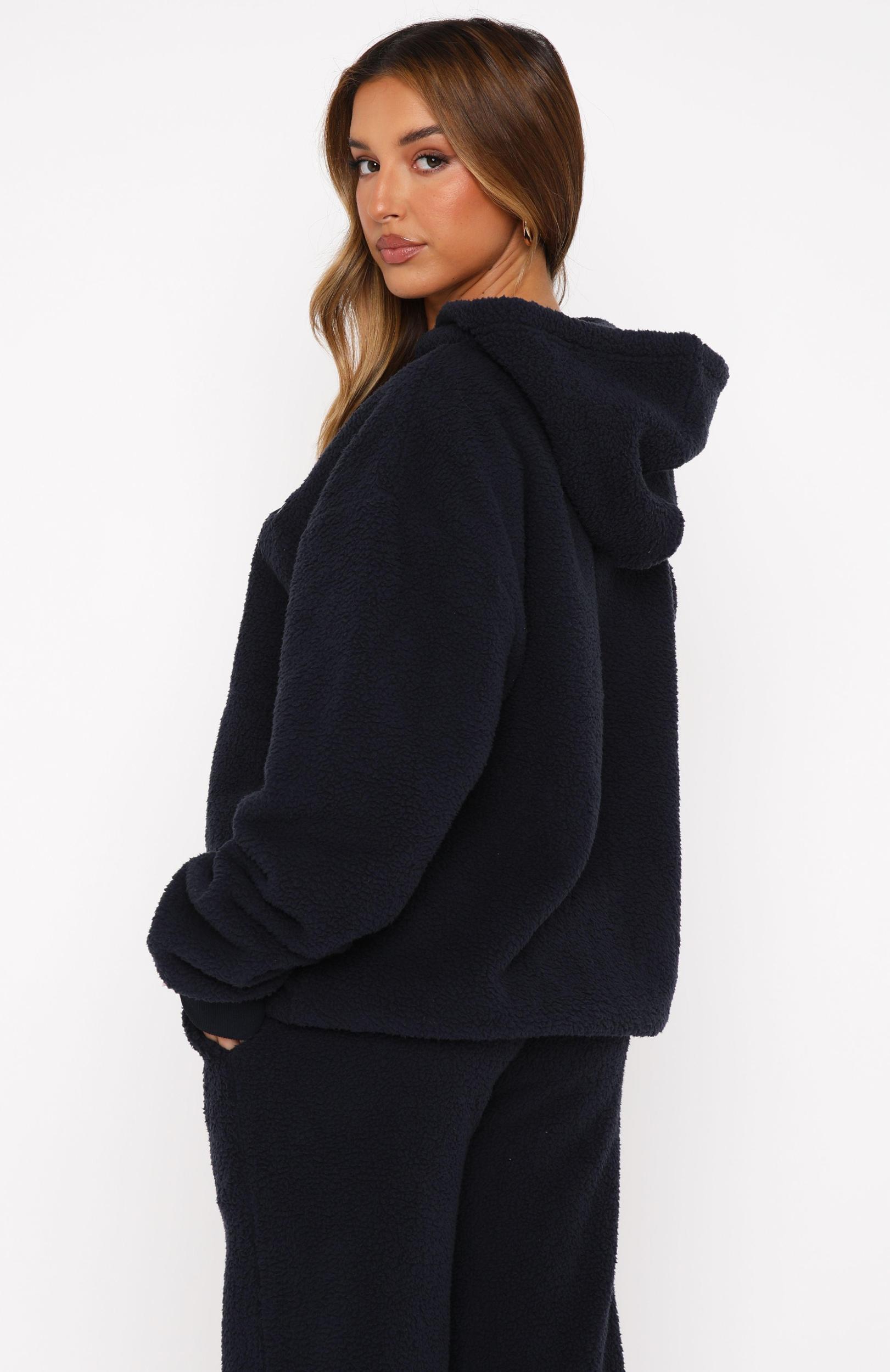 Don't Lose Me Oversized Hoodie Navy Product Image