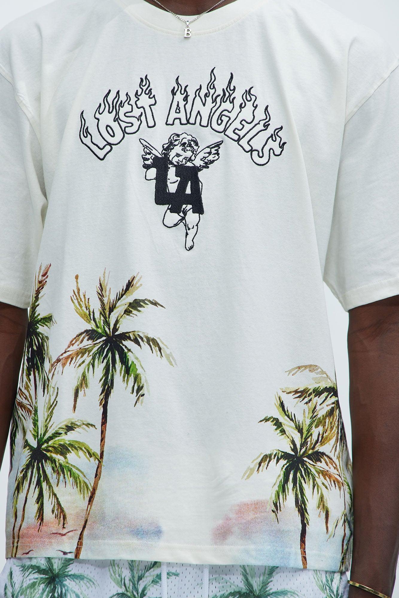 Lost Angeles Paradise Short Sleeve Tee - Off White Product Image