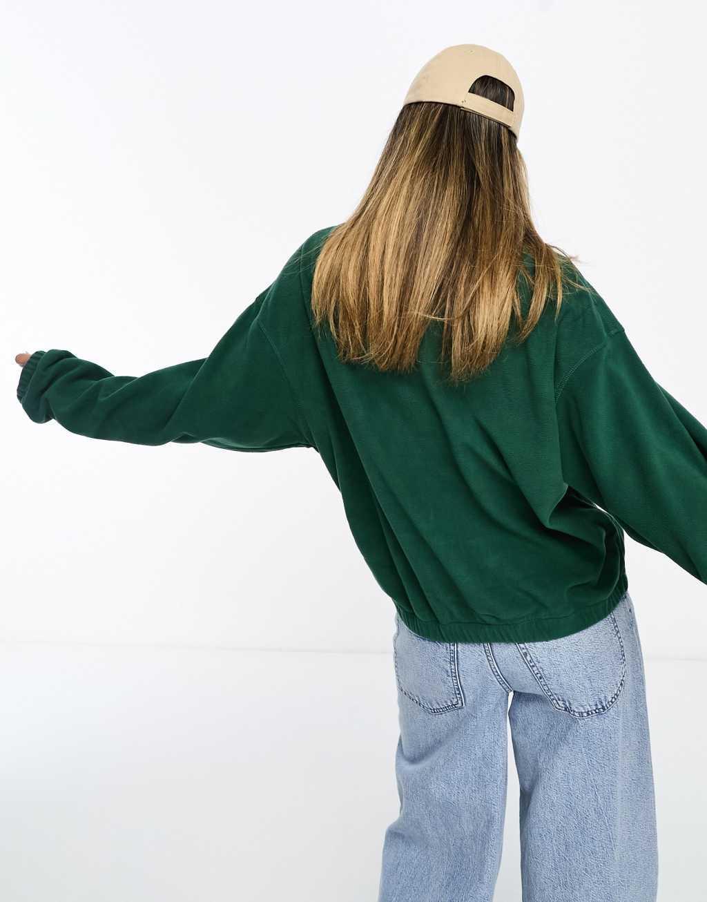 ASOS DESIGN half zip fleece Product Image