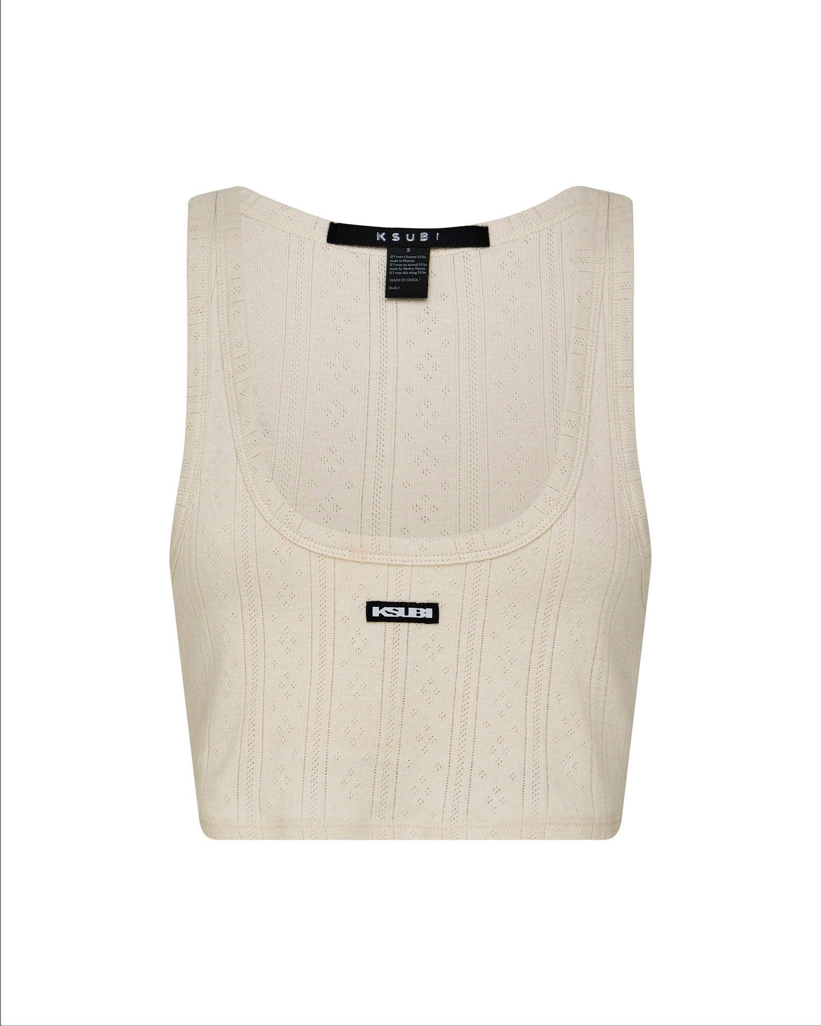 SOTT ORIGIN CROP TANK CREAM Female Product Image