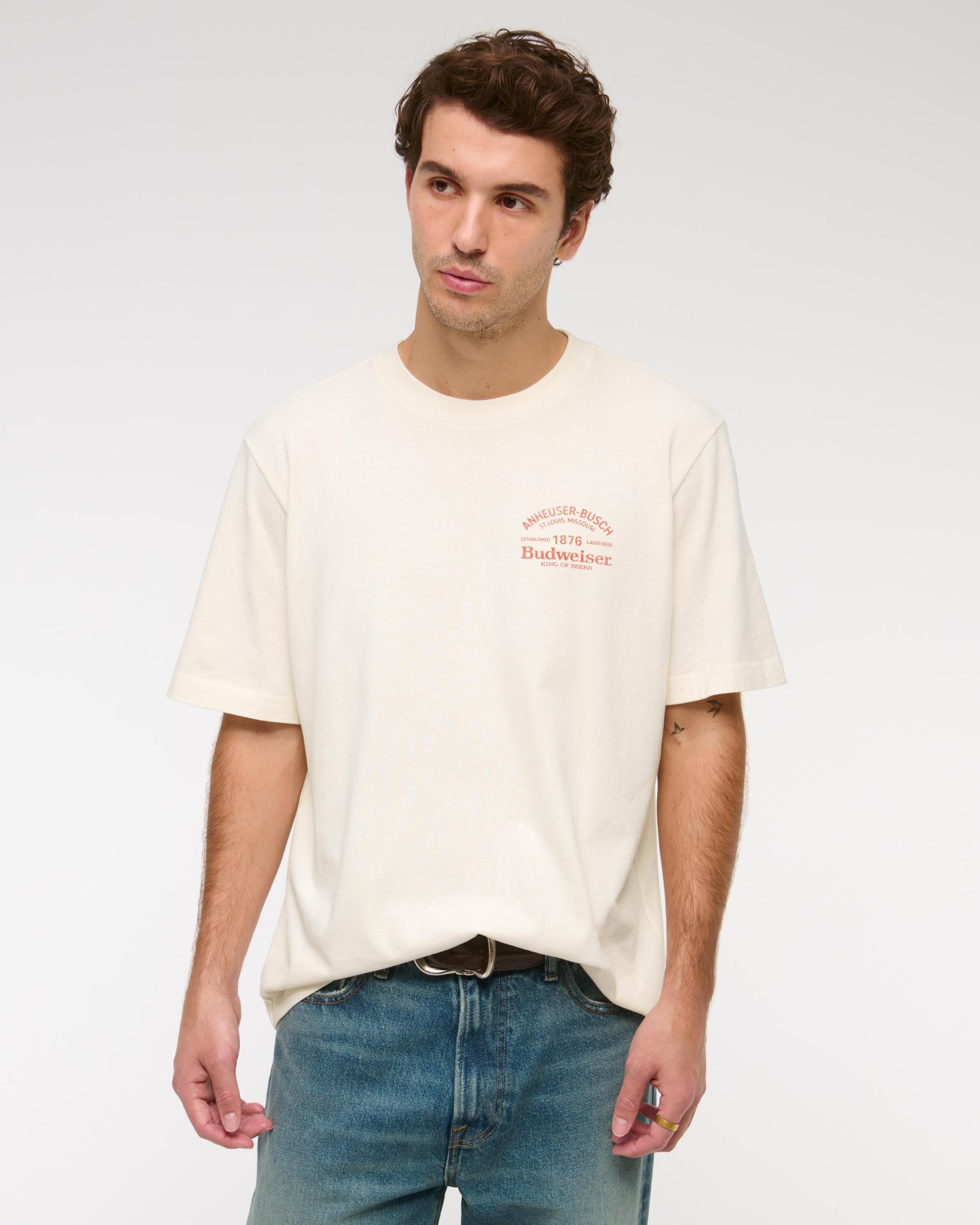 Budweiser Vintage-Inspired Graphic Tee Product Image