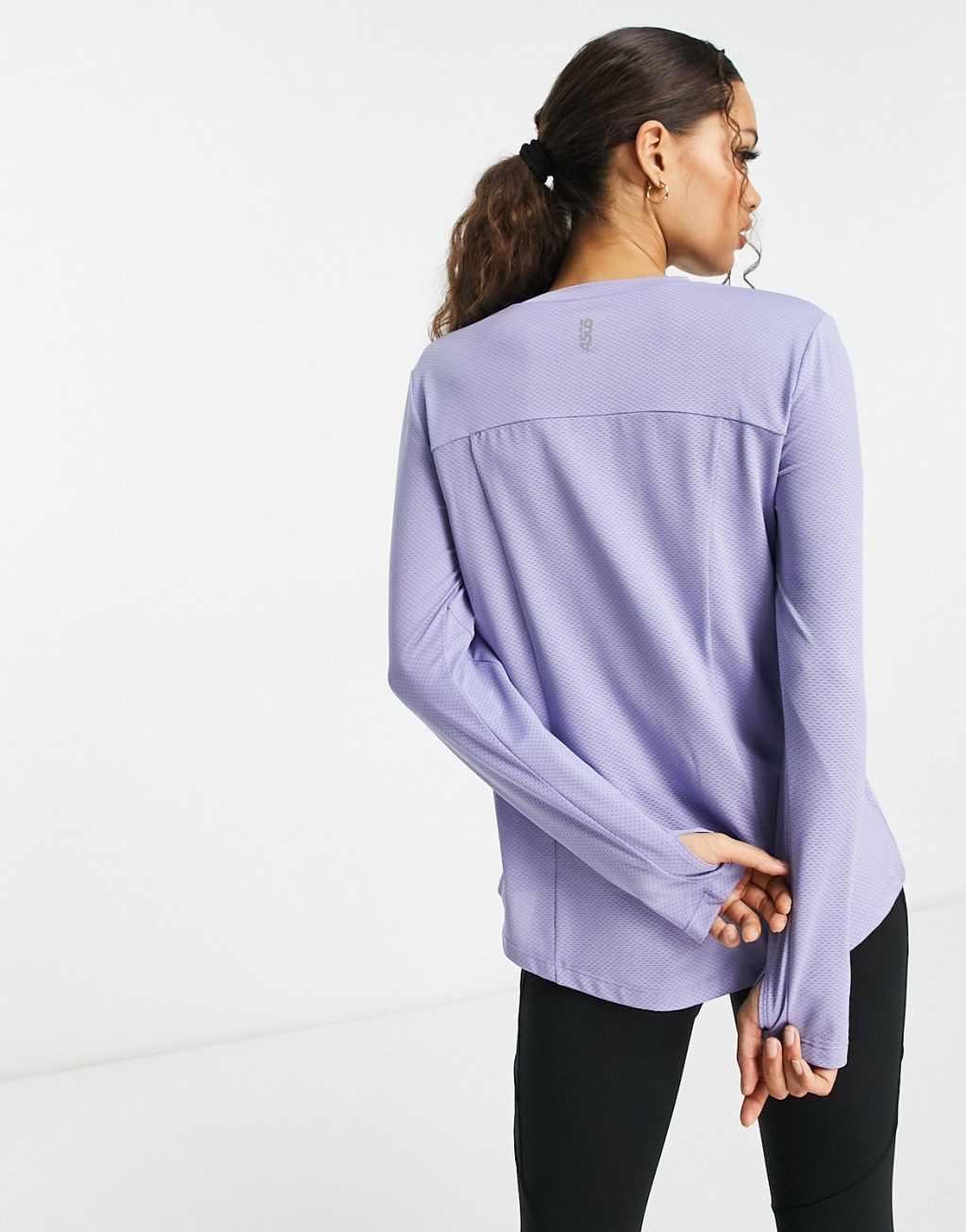 ASOS 4505 Icon long sleeve running top-Gray Product Image