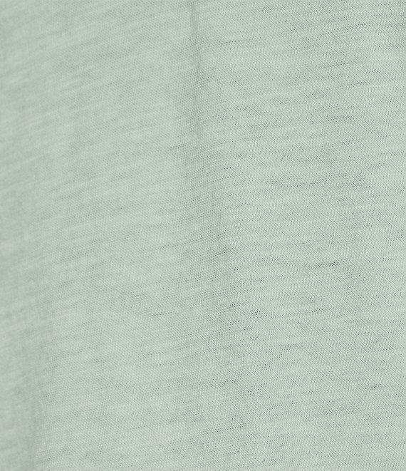 Eileen Fisher Easy Organic Cotton Jersey Knit V-Neck Short Sleeve Tee Shirt Product Image
