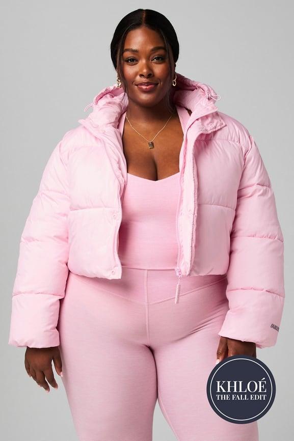 Essential Cropped Hooded Puffer Product Image