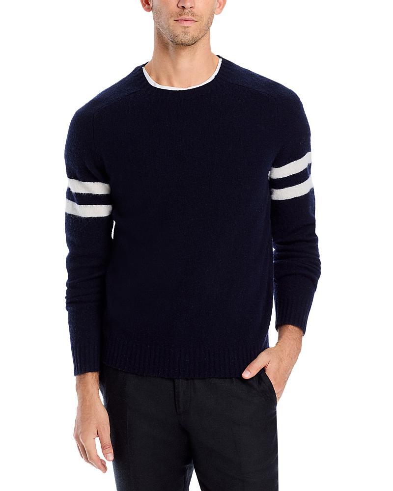 The Mens Store at Bloomingdales Striped Sleeves Sweater Product Image