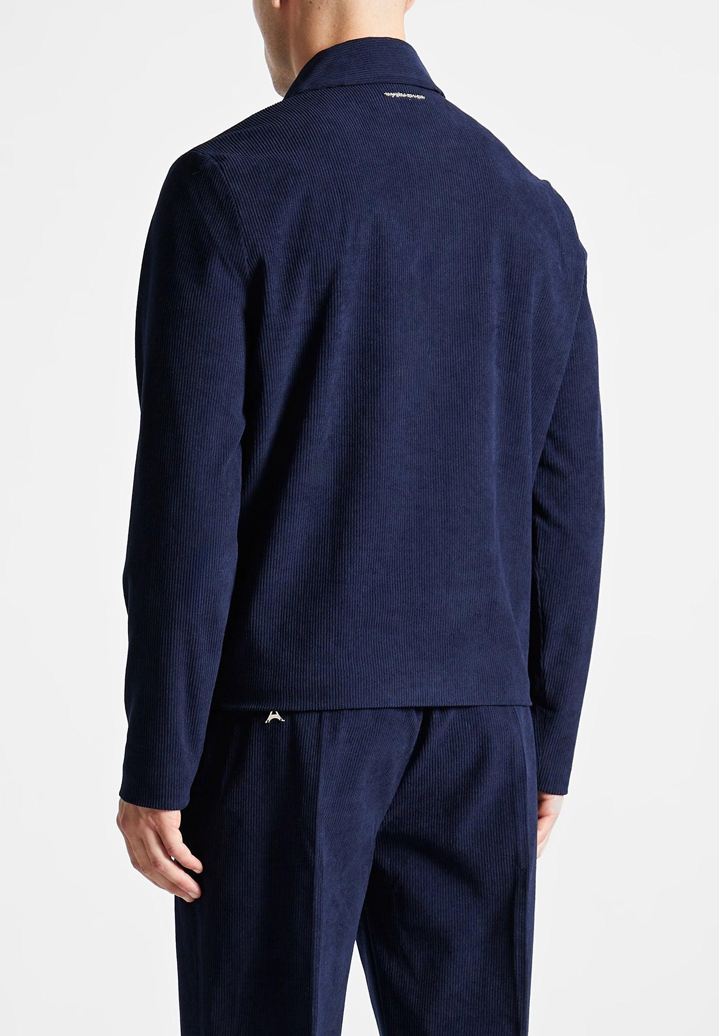Corduroy Jacket - Navy Male Product Image