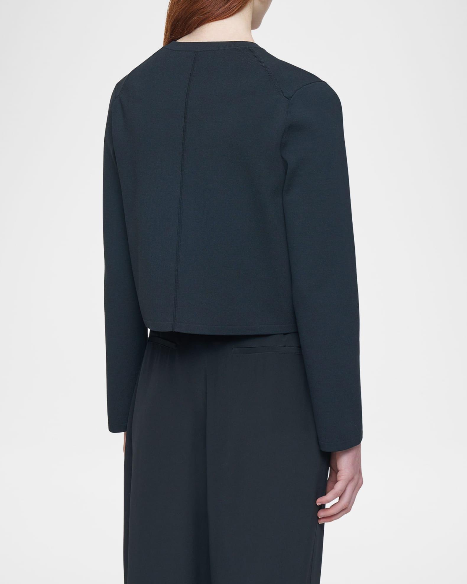 Viscose Knit Stretch Cardigan Jacket Product Image