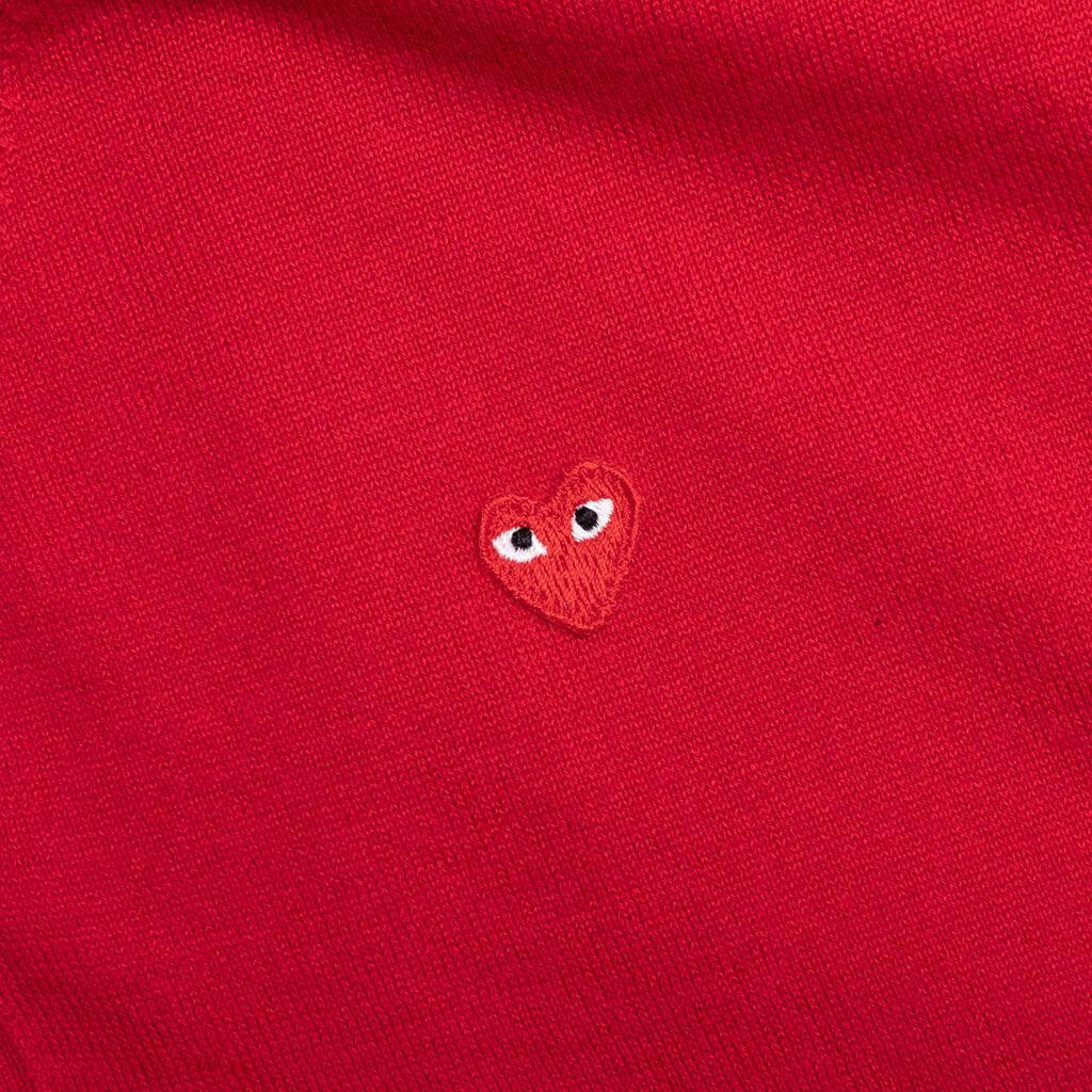 Little Red Heart Cardigan - Red Male Product Image