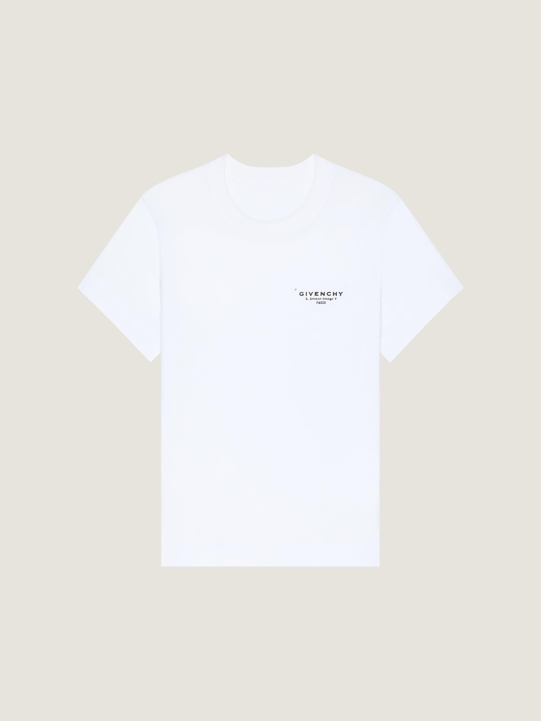T-shirt in cotton with GIVENCHY Stamp print Product Image