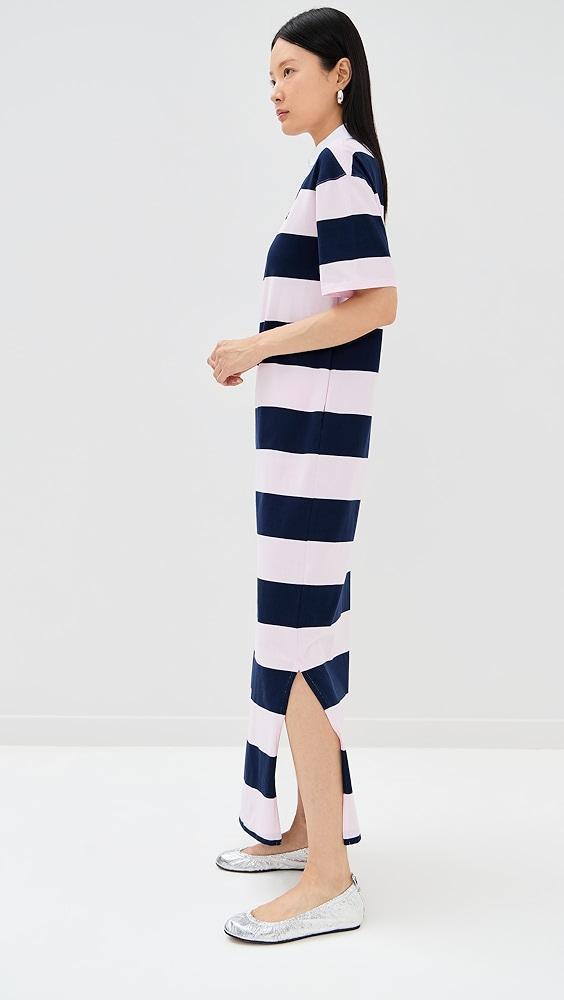 Coperni Striped Long Polo Dress | Shopbop Product Image