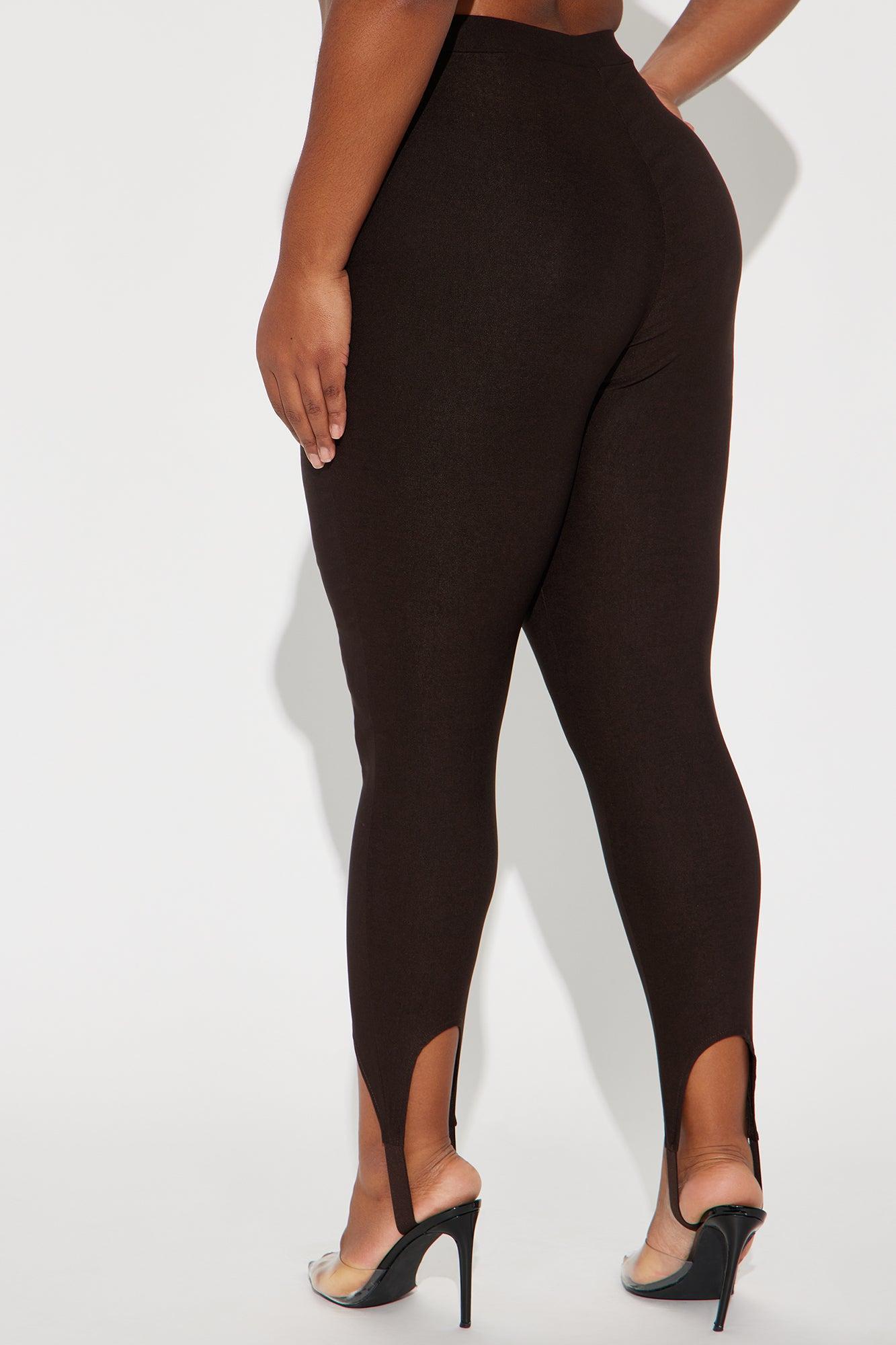 Highly Classified Stirrup Legging - Chocolate Product Image