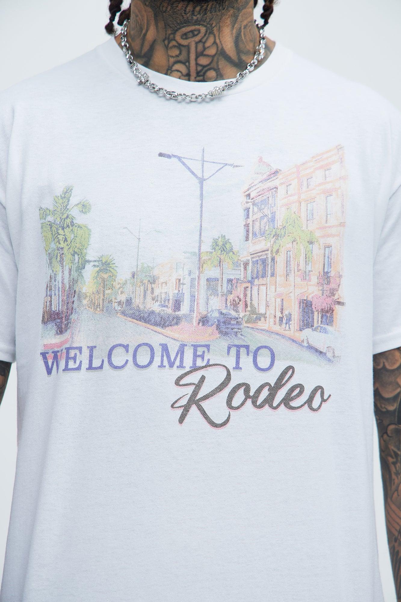 Welcome To Rodeo Short Sleeve Tee - White Product Image