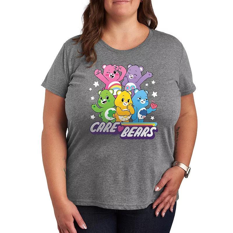Disneys Lilo & Stitch Plus Chicks Graphic Tee, Womens Heather Grey Product Image