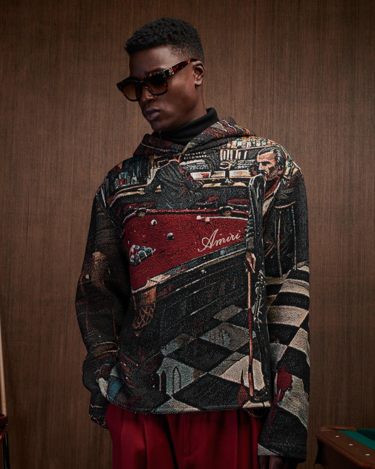 TAPESTRY HOODIE - Black Male Product Image