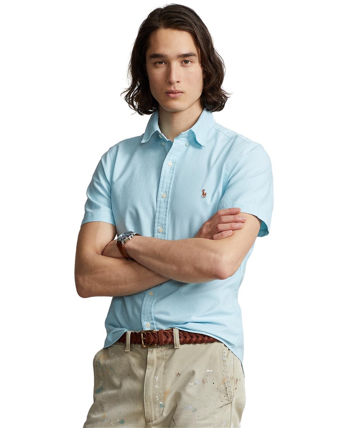 Mens Oxford Short-Sleeve Sport Shirt Product Image