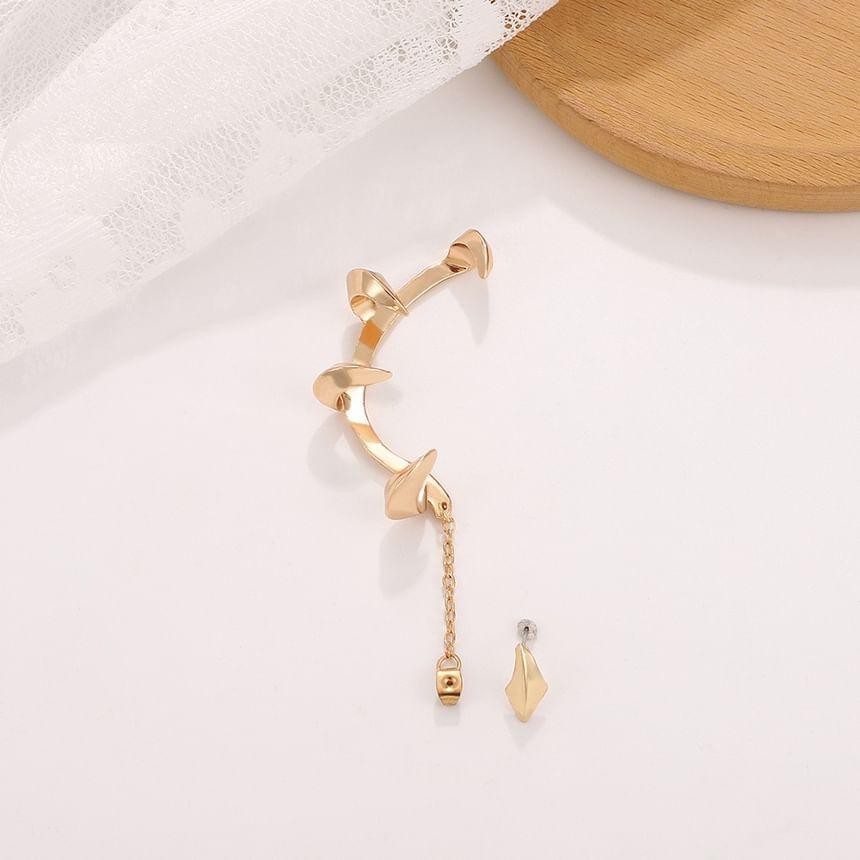 Fang Alloy Crawler Earring Product Image