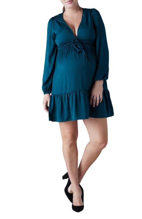 Ingrid & Isabel Gathered Mini Maternity Dress Product Image