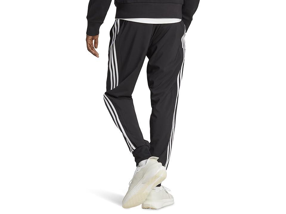adidas Aeroready Essentials Tapered Cuffed Woven 3-Stripes Pants White) Men's Clothing Product Image