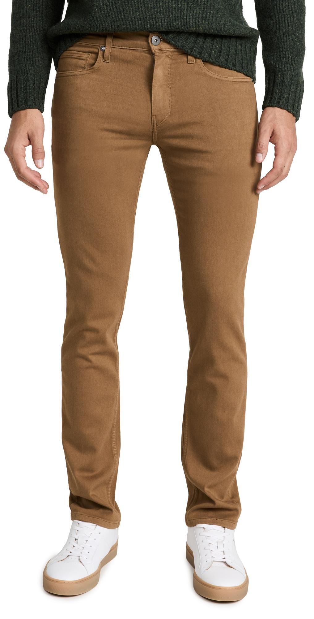Paige Lennox Slim Fit Jeans in Laurel Tan Product Image
