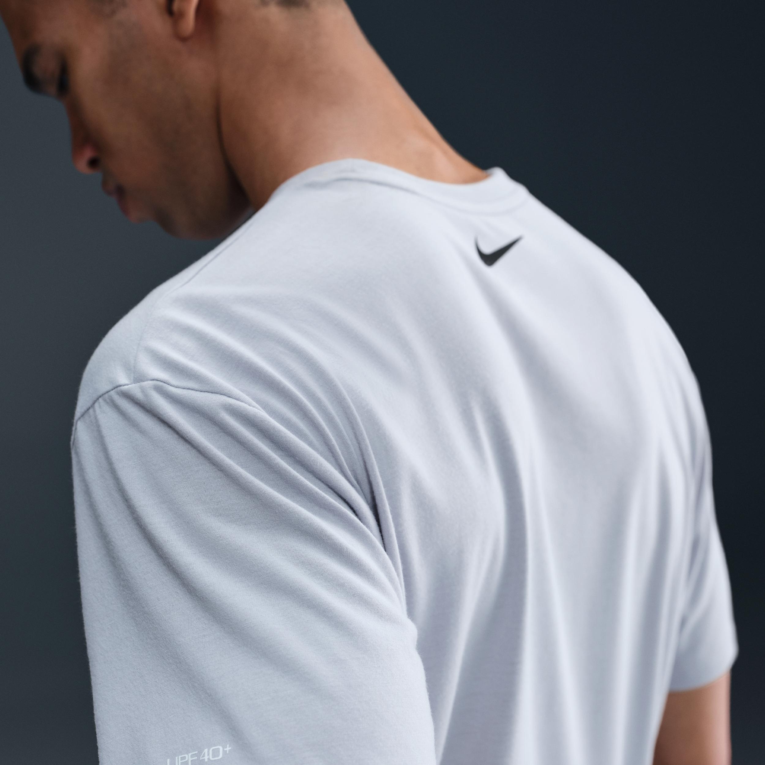 Nike Men's Swim Swoosh Hydroguard Short-Sleeve Top Product Image