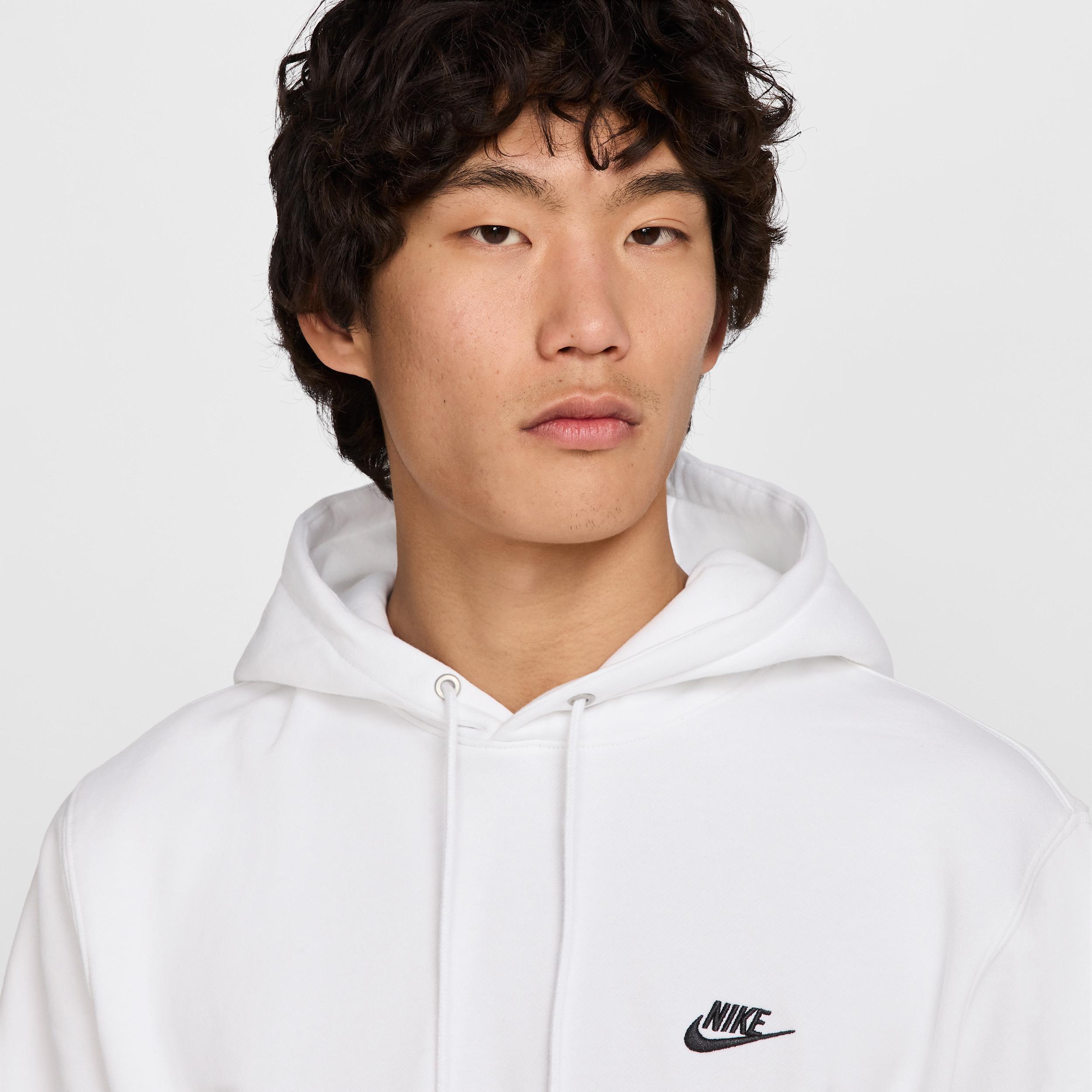 Mens Nike Club Pull-Over Fleece Hoodie Product Image