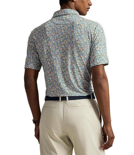 Polo Ralph Lauren RLX Classic Fit Mini Floral Print Performance Stretch Short Sleeve Polo Shirt Product Image
