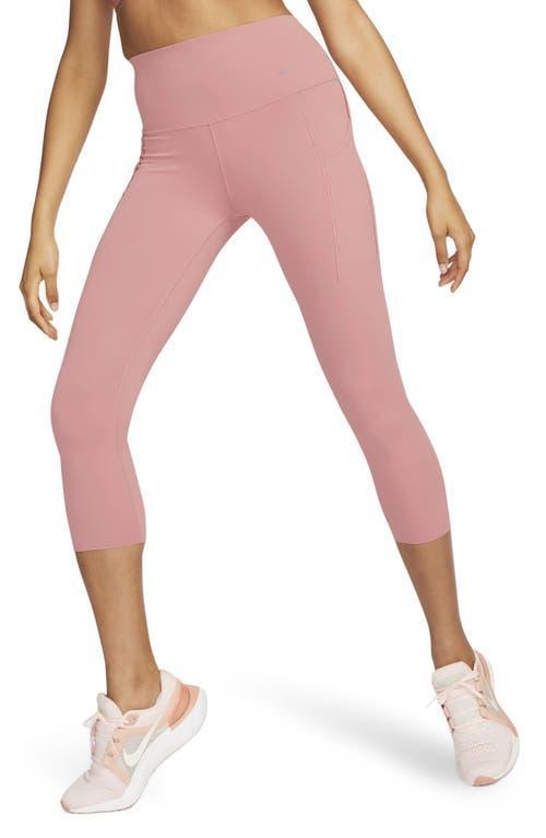 Nike Universa Women's Medium-Support High-Waisted Cropped Leggings with Pockets Product Image