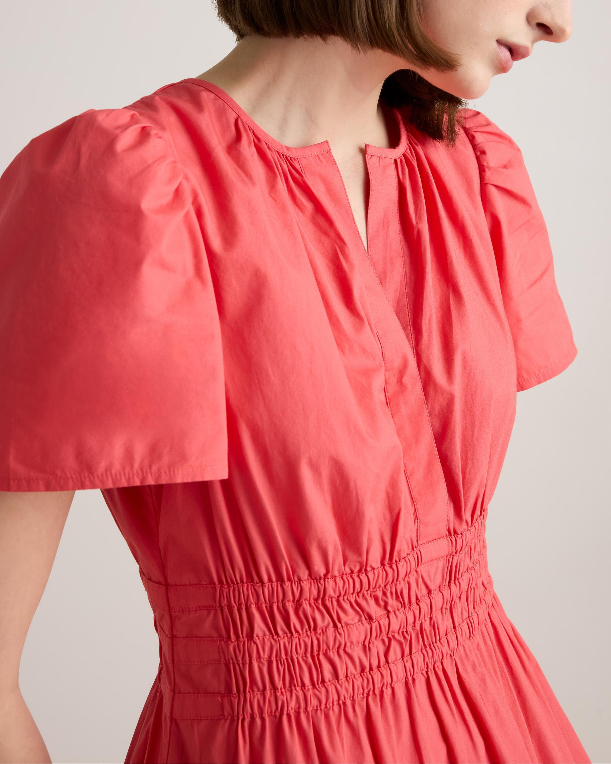 Quince | Women's Poplin Tiered Maxi Dress Size XL, Cotton Product Image