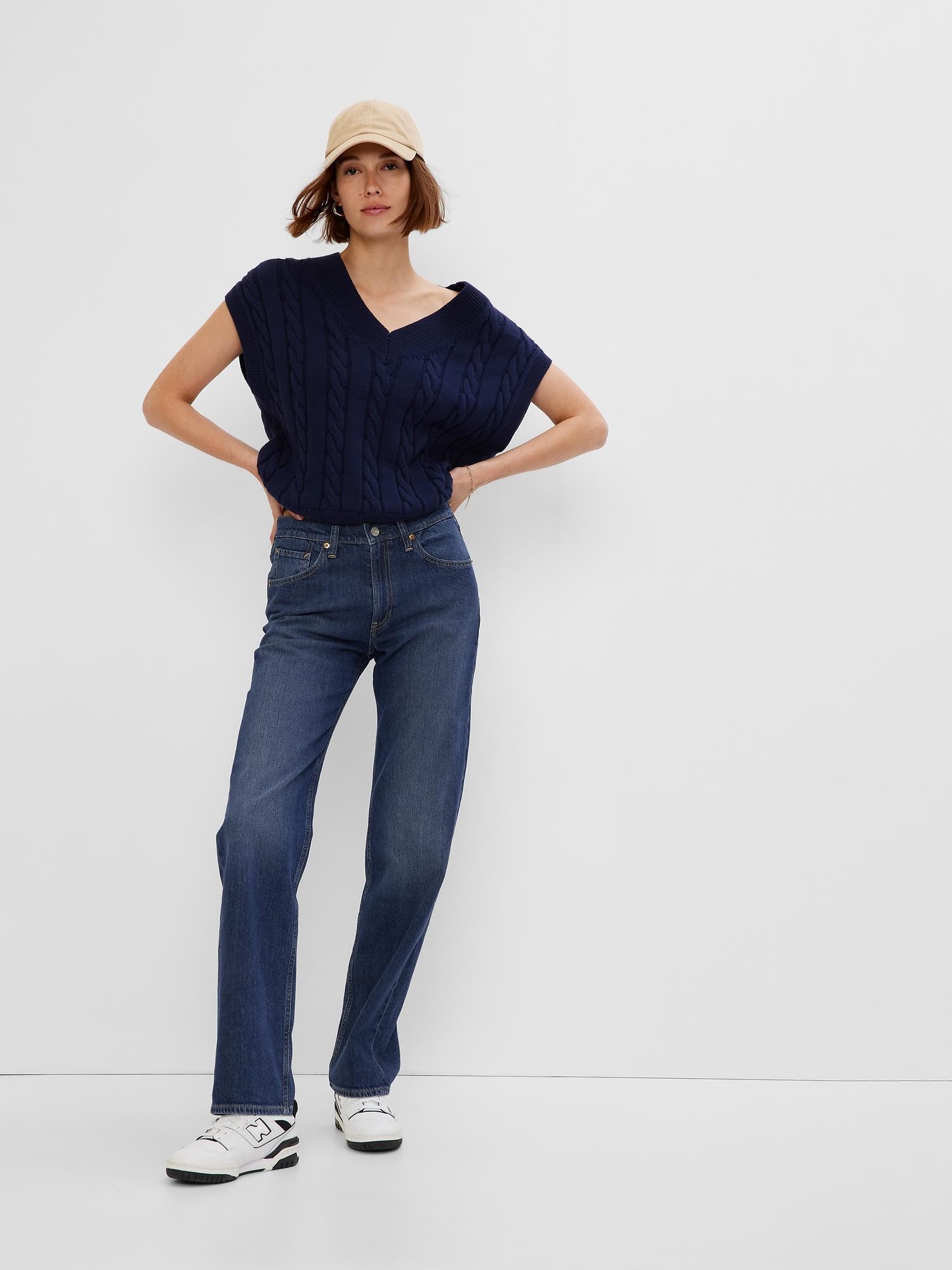 Mid Rise 90s Loose Jeans Product Image