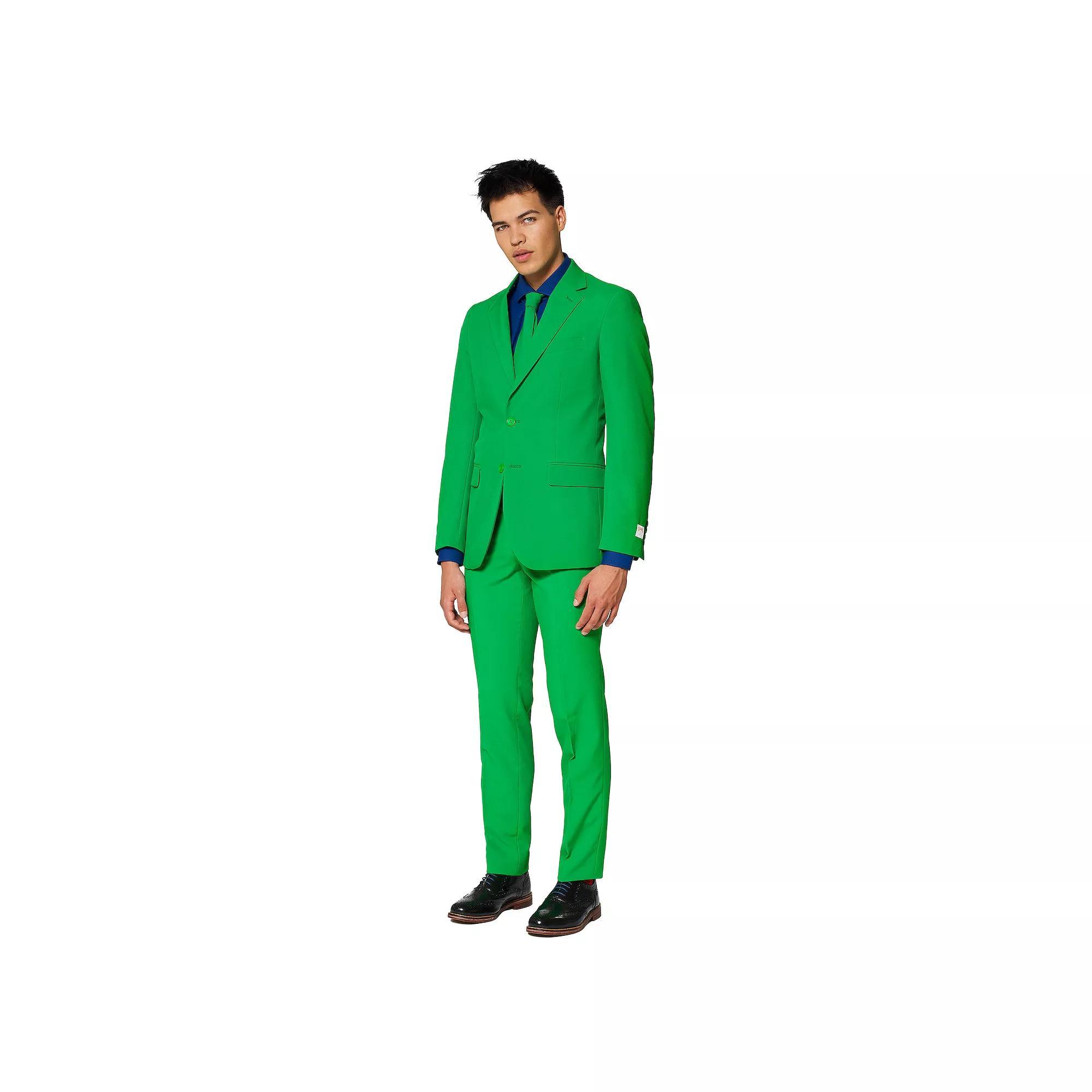 Mens OppoSuits Slim-Fit Solid Suit & Tie Set Product Image