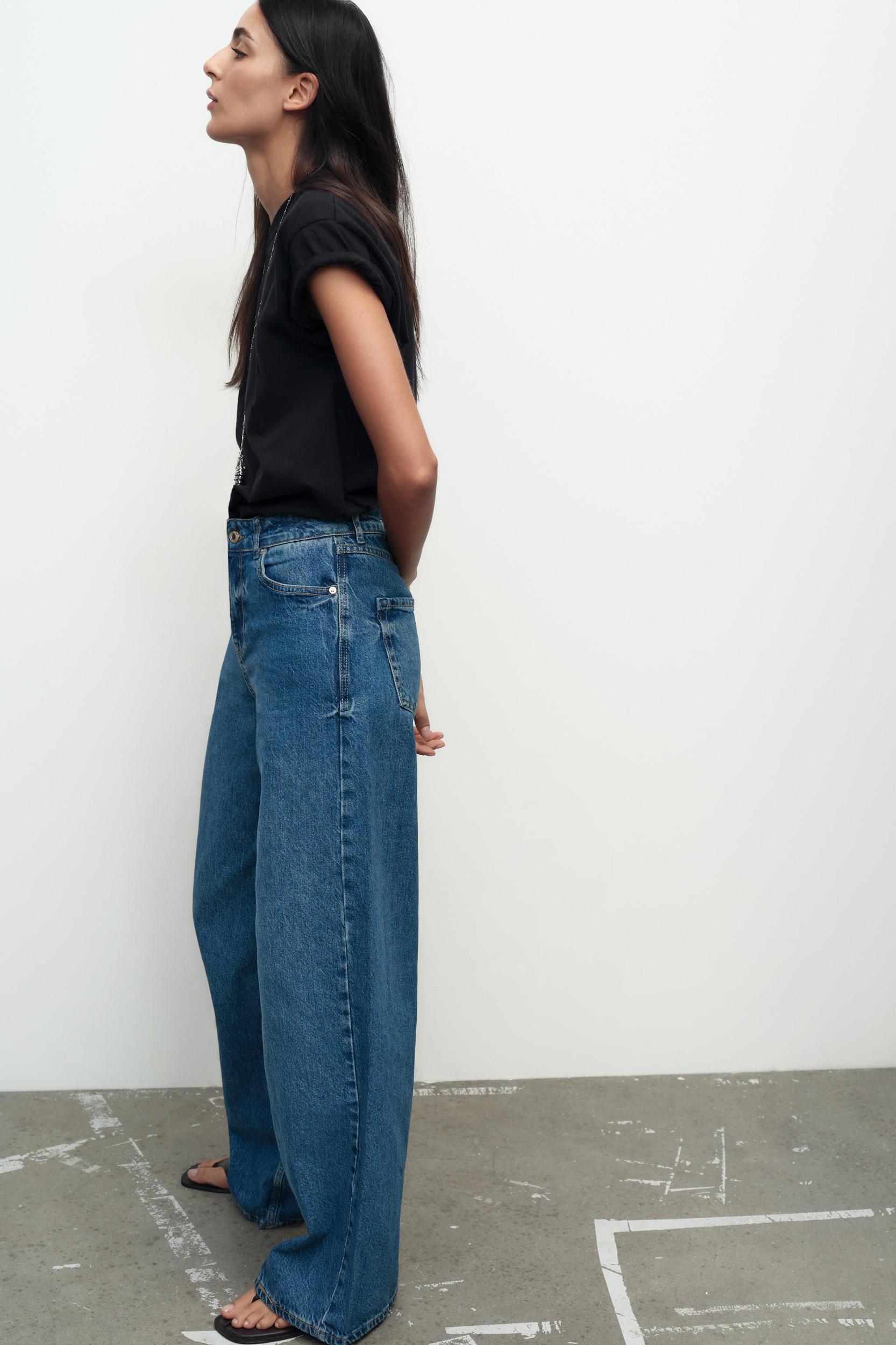 Z1975 MID-RISE WIDE LEG LONG LENGTH JEANS Product Image