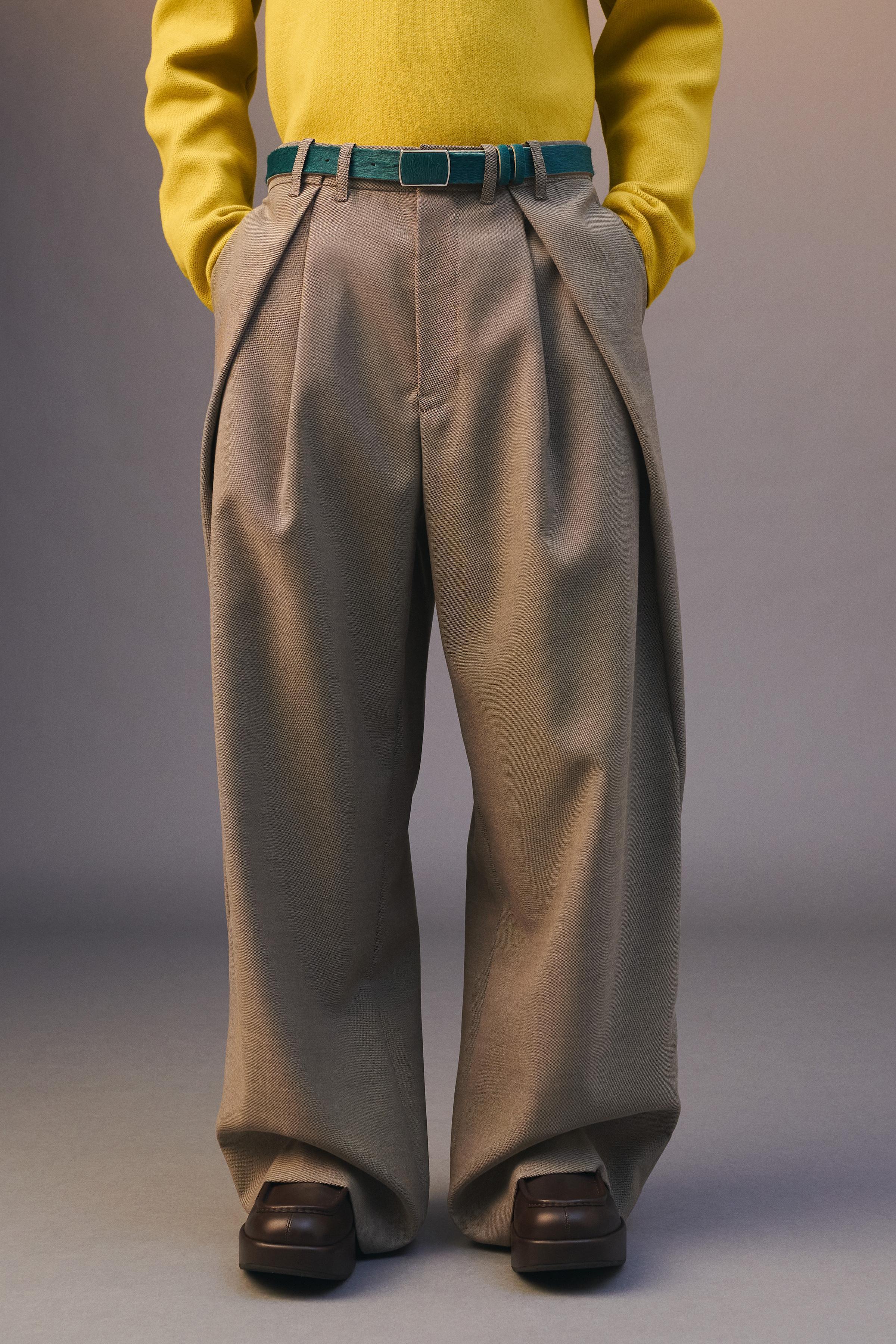 PLEATED WIDE FIT PANTS LIMITED EDITION Product Image