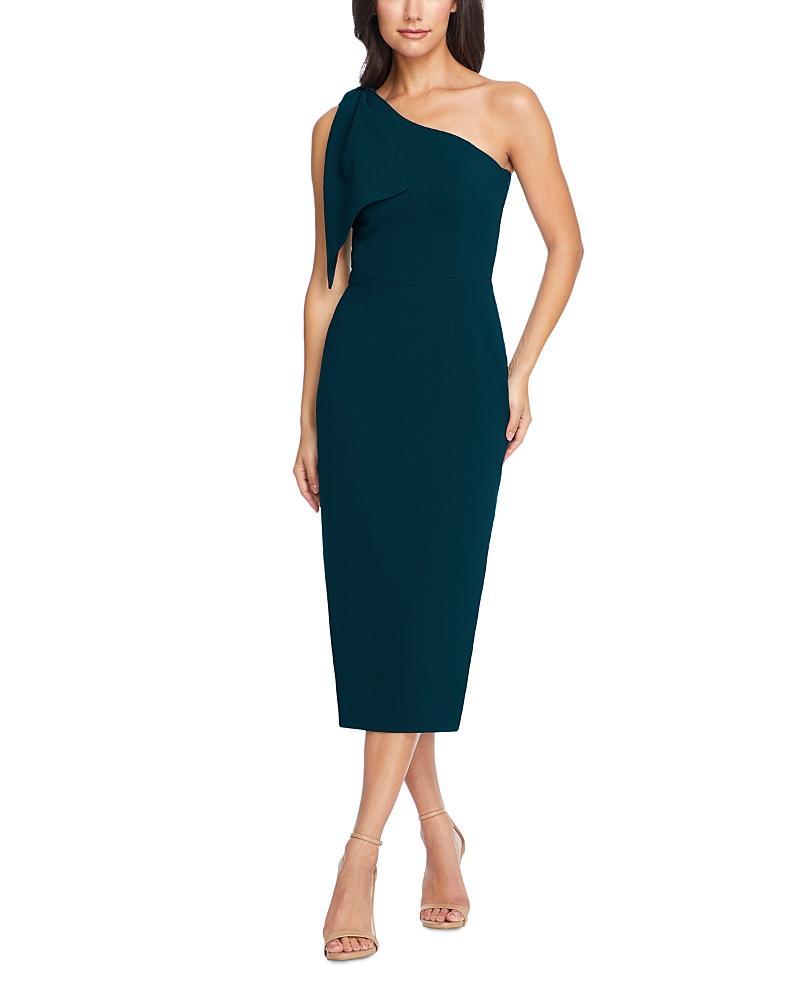 Dress the Population Tiffany One Shoulder Midi Dress Product Image