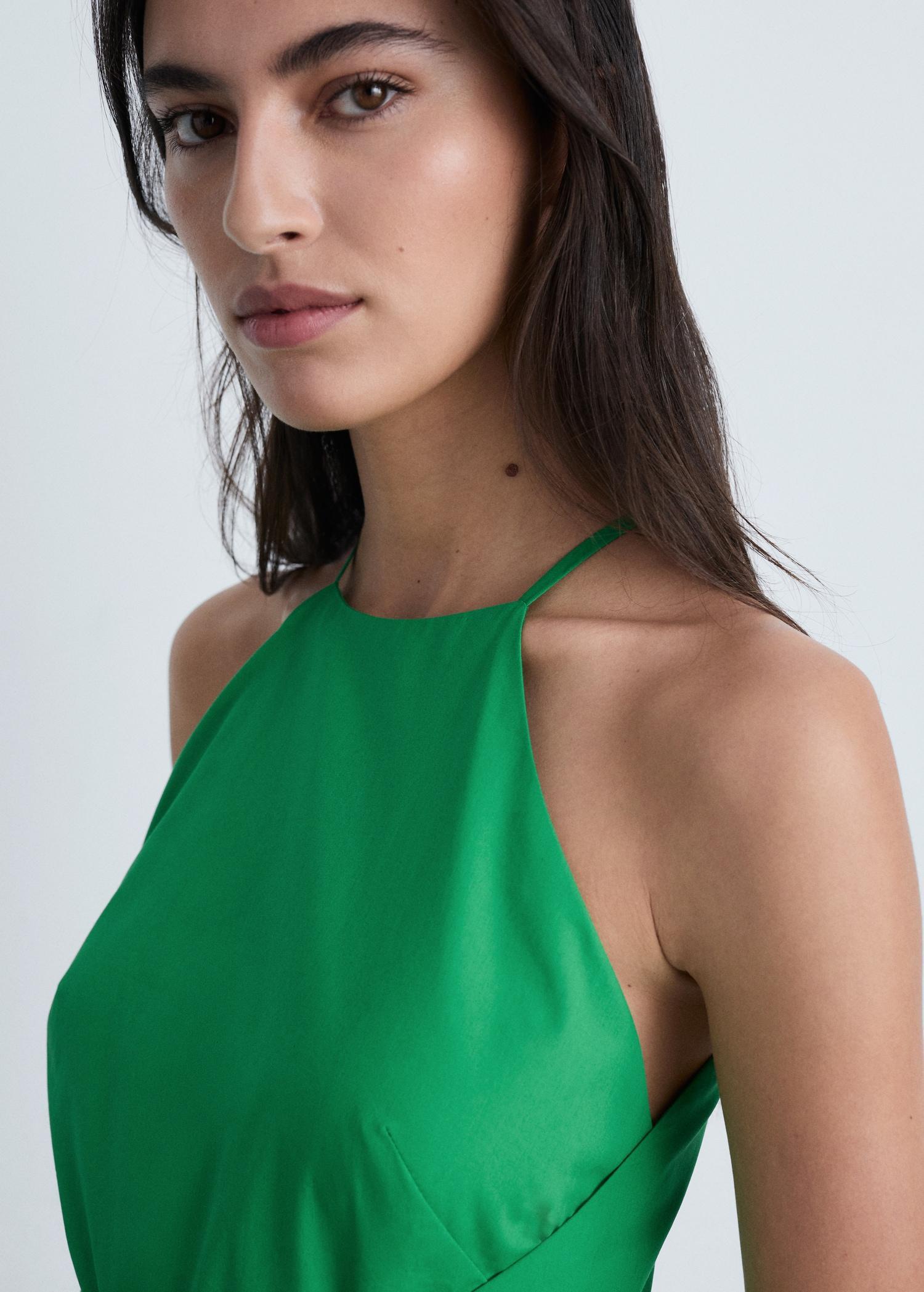Flared bow dress - Women | MANGO USA Product Image