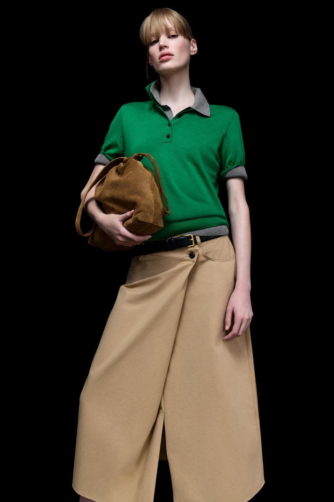 MERINO WOOL-BLEND POLO SHIRT Product Image