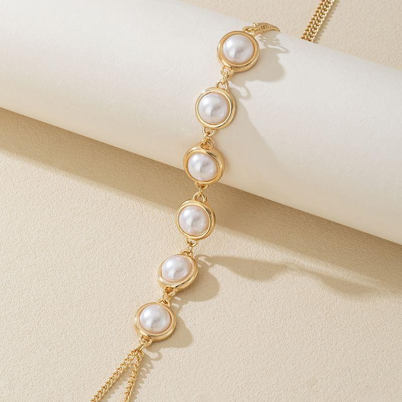 Faux Pearl Body Chain Product Image