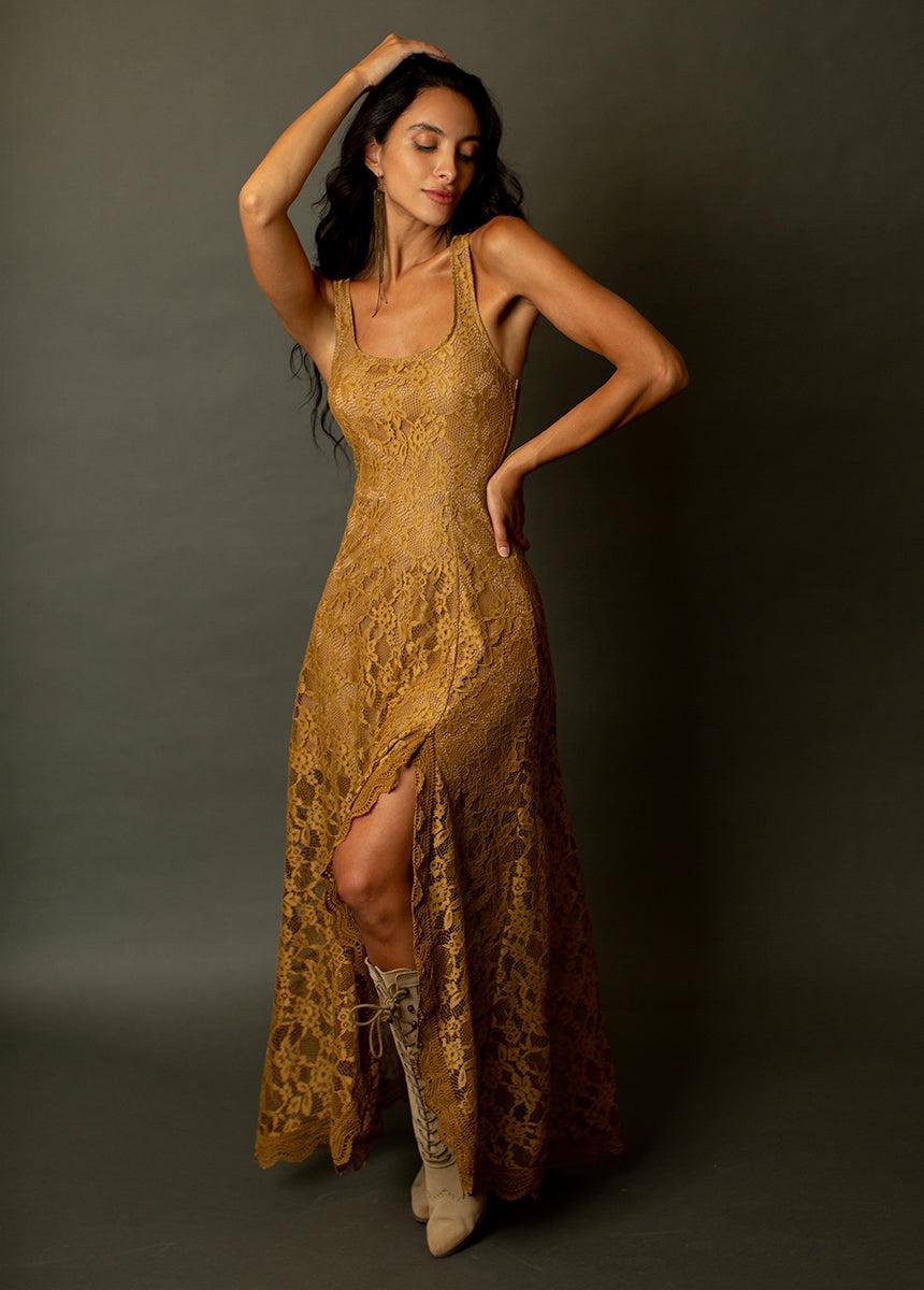 Camila Dress in Bistre Female Product Image